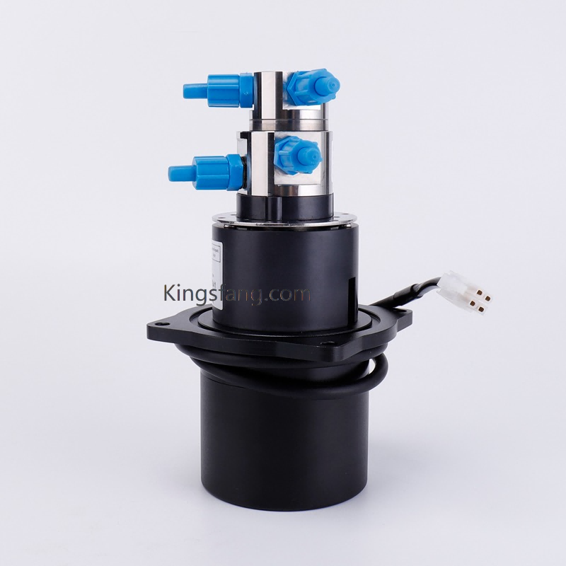 Continuous inkjet printer pressure pump